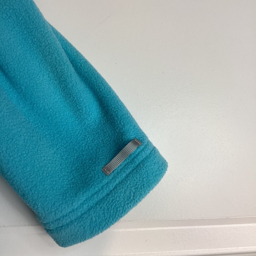 LL Bean Womens Turquoise Blue Full Zip Fleece Jacket 295927 Small Regular - Picture 10 of 13